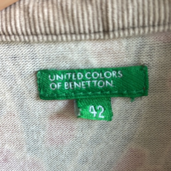 Multi color groovy/psychedelic print cardigan size 4/S (size 42 UK) - Picture 4 of 6